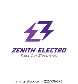 Diseño del logotipo de la carta Z Electro para su empresa