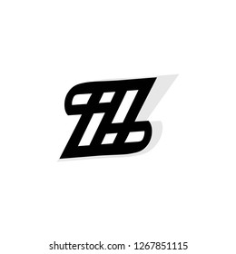 letter Z font vector logo