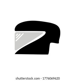 Letter Z helmet logo