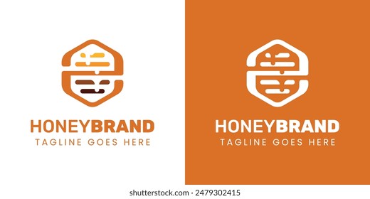 Letter Z Honey Logo, Perfect for Beekeeping and Honey Producers