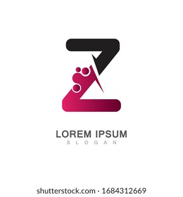 Letter Z Icon With Creative design Modern. Vector Illustration