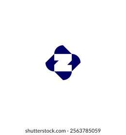 Letter Z Icon Logo Design. Rotating forming Letter Z Logo Design.