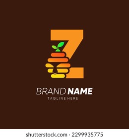 Letter Z Initial Bee Hive Logo Design Vector Icon Graphic Emblem Illustration