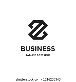 letter Z initial logo icon vector