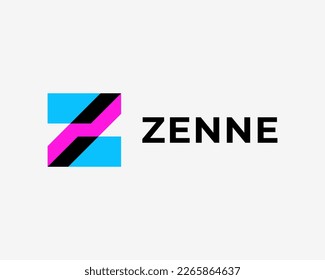 Letter Z Initial Overlap Color Overlapping Colorful Overlay Vibrant Modern Icon Vector Logo Design