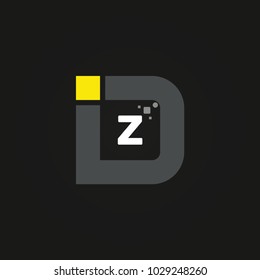 Letter Z Interior Design Logo Vector