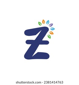 Letter Z Kids Church Logo Design Template Inspiration, Vector Illustration.