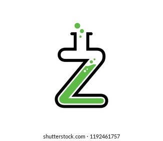 Letter Z Lab Logo Template Design Vector, Emblem, Concept Design, Creative Symbol, Icon