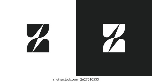 Letter Z Lightning or Electric Logo Design