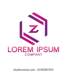 Diseño del logotipo de la línea Z.Creativo símbolo de monograma lineal mínimo. Diseño universal elegante de señalización vectorial. Logotipo de marca de primera calidad. Símbolo gráfico del alfabeto para identidad tecnológica