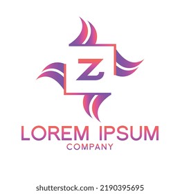 Letter Z line logo design.Creative minimal linear monogram symbol. Universal elegant vector sign design. Premium type of business logo. Graphic alphabet symbol for technology identity