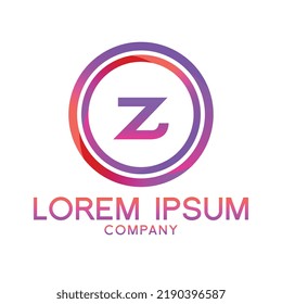 Letter Z line logo design.Creative minimal linear monogram symbol. Universal elegant vector sign design. Premium type of business logo. Graphic alphabet symbol for technology identity