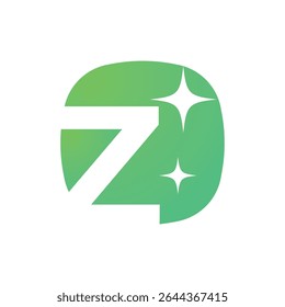 Letter Z logo, Z logo, AI logo set, modern and minimal design, tech-inspired, colorful icons and symbols, suitable for artificial intelligence, innovation, branding, startups, and digital identity.