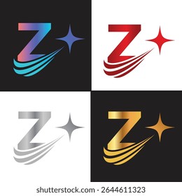 Letter Z logo, Z logo, AI logo set, modern and minimal design, tech-inspired, colorful icons and symbols, suitable for artificial intelligence, innovation, branding, startups, and digital identity.