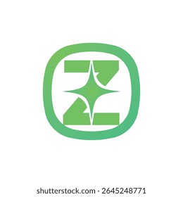 Letter Z logo, Z logo, AI logo set, modern and minimal design, tech-inspired, colorful icons and symbols, suitable for artificial intelligence, innovation, branding, startups, and digital identity.