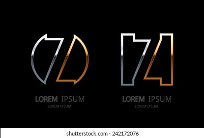 Letter Z logo. Alphabet logotype vector design.