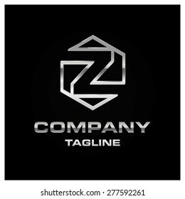 Letter Z logo. Alphabet logotype vector design.