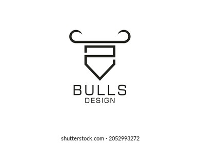 Letter Z logo, Bull logo,head bull logo, monogram Logo Design Template