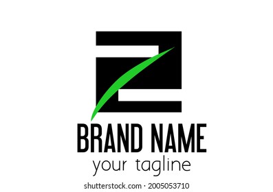 Letter Z logo for business logos in agriculture