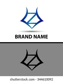 Letter Z logo. Business logo vector illustration
