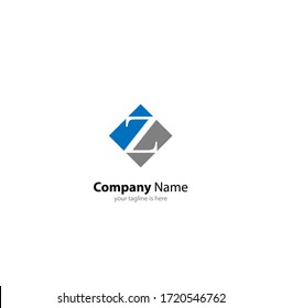 letter Z logo concept with white background