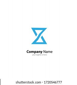 letter Z logo concept with white background