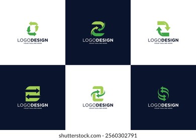 Letter Z logo design collection with business marketing concept