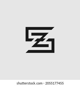 Letter Z logo design. Linear creative minimal monochrome monogram symbol. Universal elegant vector sign design. Premium business logotype. Graphic alphabet symbol for corporate business identity