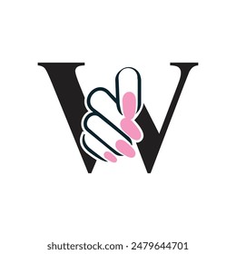 Letra a z diseño del logotipo concepto simple Vector de Premium