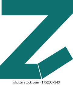Letter Z logo design stock vector