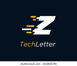 Letter Z Logo Design Template With Fast Speed