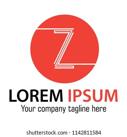 Letter z logo design template