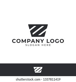 letter z logo design template vector