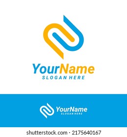 Plantilla de diseño de logotipo de carta Z. Vector de concepto del logotipo Z inicial. Símbolo de icono creativo