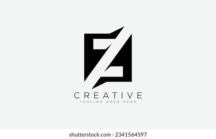 Ilustración vectorial de la plantilla de diseño del logotipo de la letra Z.