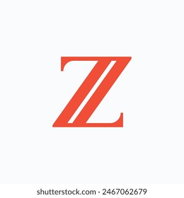 Letter Z logo design template elements