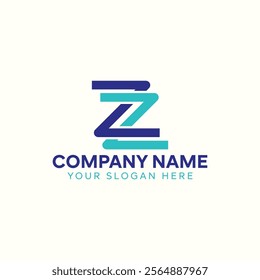 Letter Z logo design template