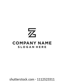letter z logo design vector illustration template