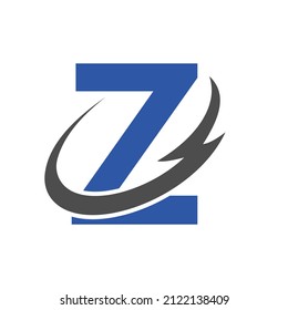 Vektor-Vorlage für das Design des Logos von Letter Z. Z-Logotype-Minimal-Monochrom, Monogramm, Schrift, Alphabet, Premium-Zeichen