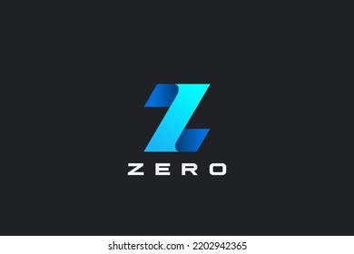 Letter Z Logo Design, Vektorvorlage. Monogram Logotype Konzeptsymbol.