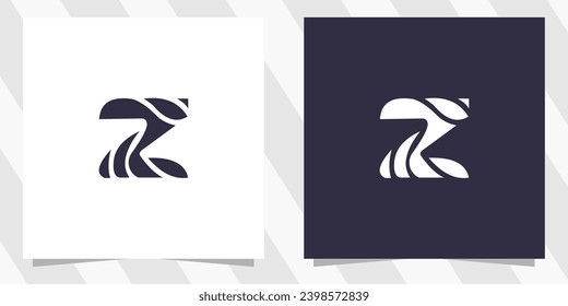 letter z logo design vector