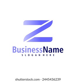 Letter Z logo design vector. Creative Initial Z logo concepts template