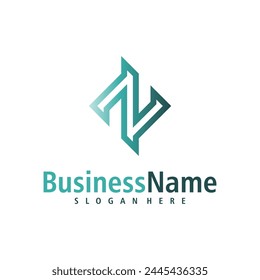 Vector de diseño del logotipo de la letra Z. Creative Initial Z logo conceptos Plantilla