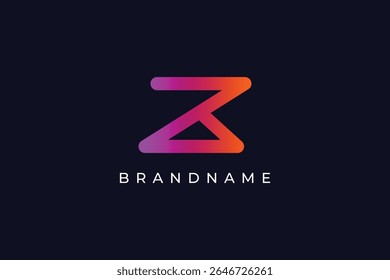 Letter Z logo design vector template.