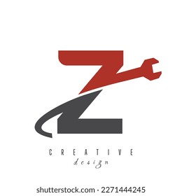 Letter Z logo designs, Z Repair logo, logo service letter designs