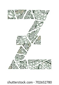 Letter Z logo flower design.
