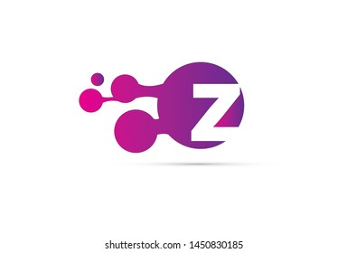 Letter Z logo icon design template elements. Vector color sign.