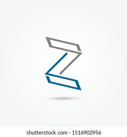 Letter Z logo icon design template elements. Abstract Z logo vector. Alphabet logo template.