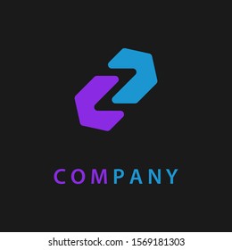 Letter Z logo icon design template elements