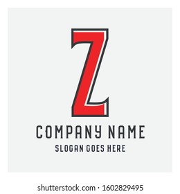 Letter Z logo icon design template elements